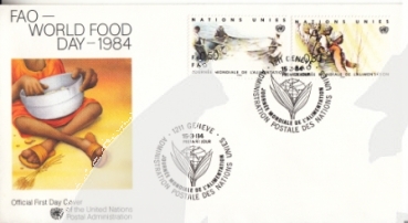 OSN Ženeva FDC 0120 / 0121 ● - 1984